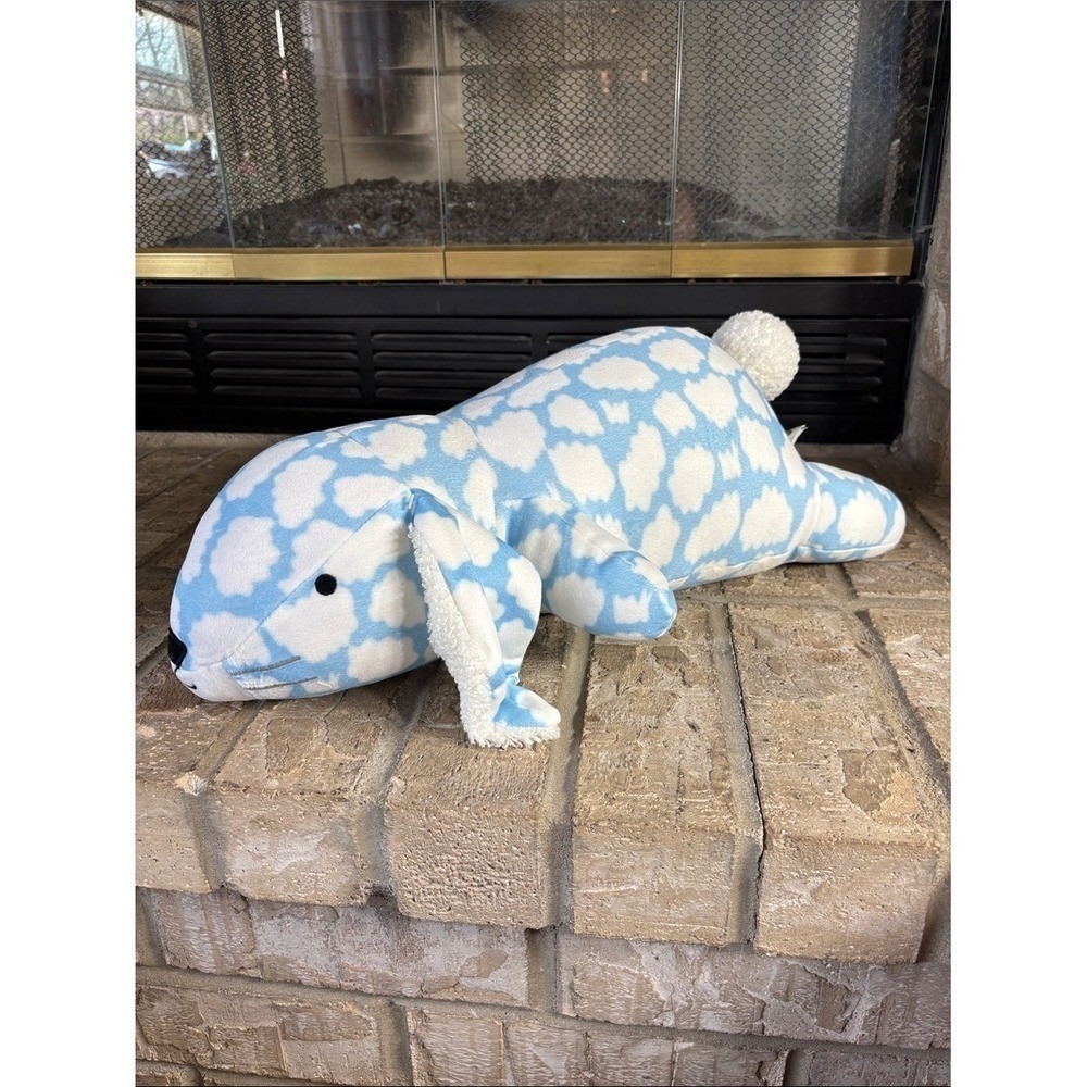 Pillowfort Kid Bunny Sensory Weighted Plush Blue Cloud Design 3lbs Soft Gift NEW - Picture 5 of 7